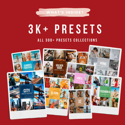 ALL PRODUCTS 300 PACKS BUNDLE (3,000+ PRESETS)